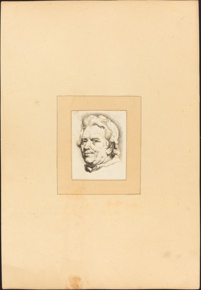 Leder av en mann av Johann Gottlieb Prestel after Anton Joseph Prenner