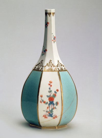 Kolbe, i form av en japansk sakeflaske, for Meissen-fabrikken, ca. 1725 (porselen) av Johann Gregor Herold