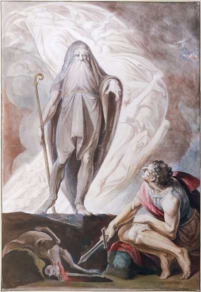 Teiresias sagt Odysseus die Zukunft voraus von Johann Heinrich Füssli