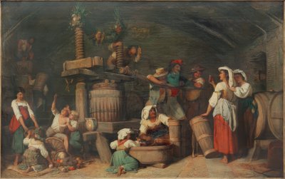 romersk vinpresse av Johann Heinrich Hasselhorst