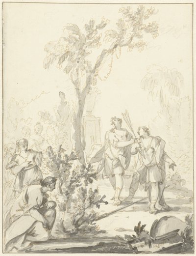 Allegorisk representasjon av Johann Heinrich Keller (II)
