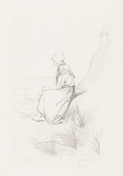 Jente i sanddynene The Children of the Sea (serietittel) av Johann Heinrich Maria Hubert Rennefeld