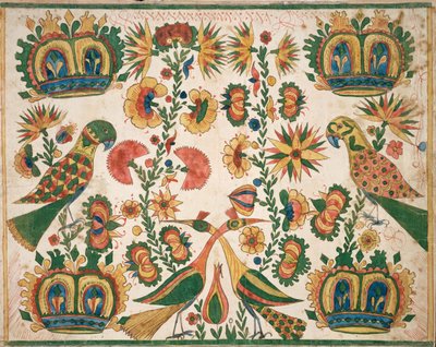 Fraktur, ca. 1770-1800. av Johann Heinrich Otto
