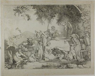 Auksjon av Cupids av Johann Heinrich Ramberg