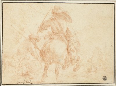 Soldater til hest av Johann Heinrich Roos
