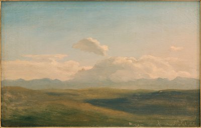 Italiensk fjellandskap av Johann Heinrich Schilbach