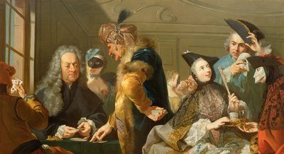 Gamblere i foajeen av Johann Heinrich Tischbein