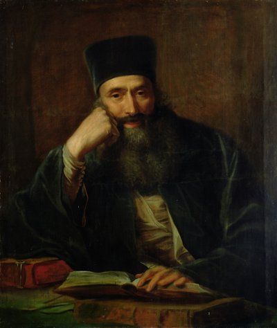 Portrett av Erasmus, biskop av klosteret Aulis på Kreta, 1787 av Johann Heinrich Tischbein