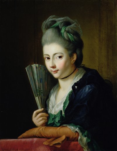 Portrett av kunstnerens datter Amalie av Johann Heinrich Tischbein
