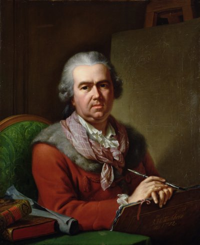 Selvportrett i alderdommen, 1782 av Johann Heinrich Tischbein