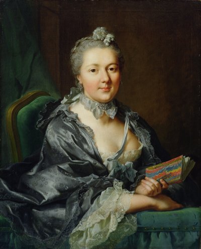 The Artists Second Wife, Julie Marianne Pernette, født Robert, 1762 av Johann Heinrich Tischbein