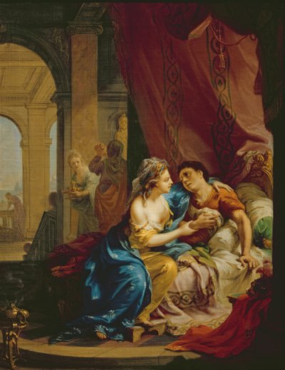 Antony og Cleopatra, 1774 av Johann Heinrich Wilhelm Tischbein