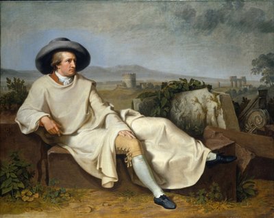 Goethe i Campagna, 1787 av Johann Heinrich Wilhelm Tischbein