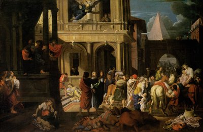 Israelittene forlater Egypt av Johann Heiss