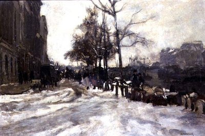 Vinter, Rotterdam av Johann Hendrik Mastenbroek