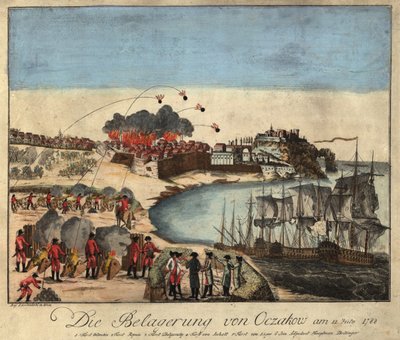 Beleiringen av festningen Ochakov i desember 1788, 1788. av Johann Hieronymus Loeschenkohl