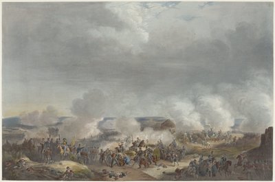 Prince of Orange i slaget ved Quatre-Bras, 1815 Tolv plater med ankomst og innvielse av William I i Brussel og kampene ved Quatre-Bras og Waterloo i 1815 (serietittel) av Johann Hürlimann