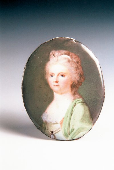 portrett av en dame av Johann Ignaz Krafft