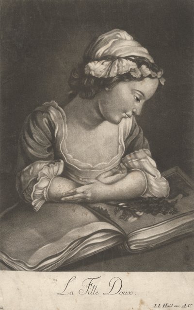 Den søte jenta av Johann Jacobus Haid