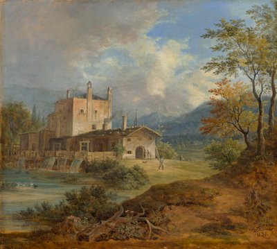 Jernhammer i fjellet av Johann Jakob Dorner der Jüngere
