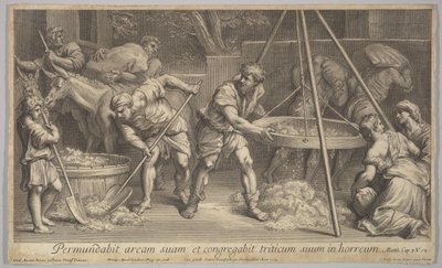 The Wheat and The Chaff, 1728. av Johann Jakob Frey the Elder