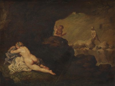 Sovende nymfe av Johann Liss