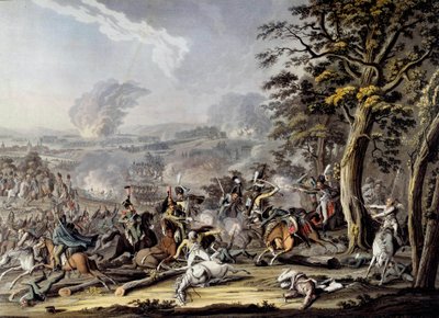 War of the Fourth Coalition: "" syn på slaget ved Friedland av Johann Lorenz Rugendas