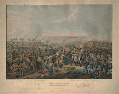 Etter nasjonenes slag: Prins Schwarzenberg kom med nyheten om seier 18. oktober 1813 av Johann Lorenz Rugendas the Younger