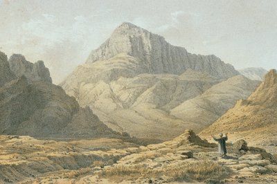 Serbal. Etsning av Bernatz et alii - Steinkopk J.F. Redaktør av Johann Martin Bernatz