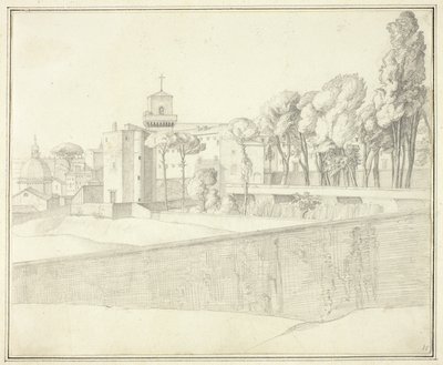San Pietro i Vincoli, Roma av Johann Martin von Rohden