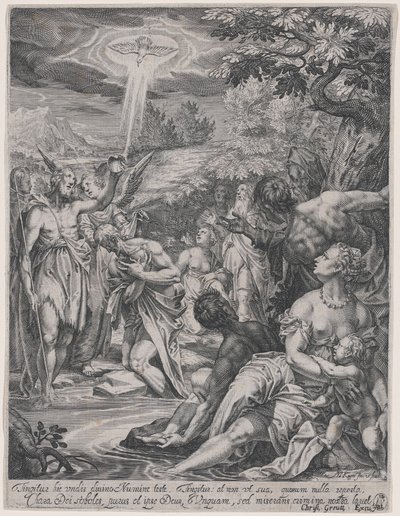 Kristi dåp av Johann Matthias Kager