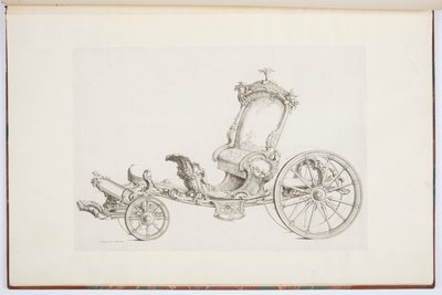 Design for en Cabriolet av Johann Michael Hoppenhaupt II