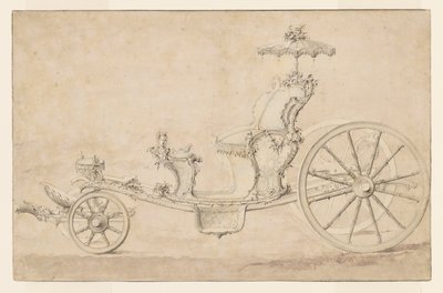 Design for en Cabriolet av Johann Michael Hoppenhaupt II