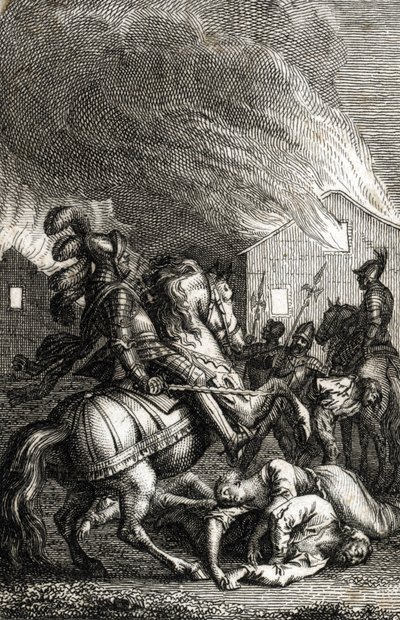 Erobringen av Thüringen av keiser Adolphe av Nassau av Johann Michael Mettenleiter