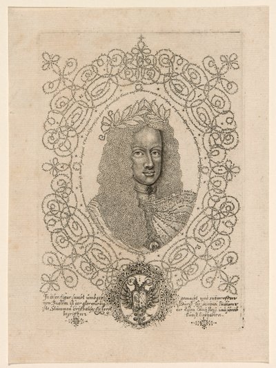 Joseph I (august), den hellige romerske keiseren av Johann Michael Puchler