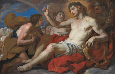 Apollo gir Phaeton tillatelse til å kjøre Solens vogn, 169095. av Johann Michael Rottmayr