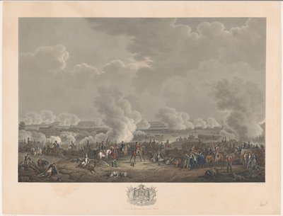 Slaget ved Waterloo, 1815 Tolv plater med ankomst og innvielse av William I i Brussel og kampene ved Quatre-Bras og Waterloo i 1815 (serietittel) av Johann Nepomuk Gibèle