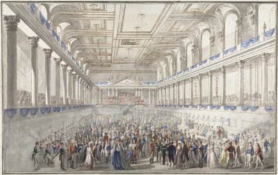 Redoute paré under Wienerkongressen 9. oktober 1814, ca. 1815 av Johann Nepomuk Hoechle