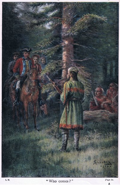 Hvem kommer?, 1910 av Johann Nepomuk Schonberg