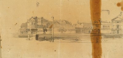 Utsikt over Trautson-palassene av Johann Peter Krafft