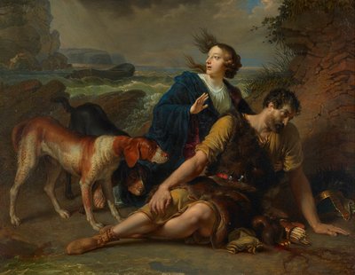 Arindal og Daura av Johann Peter Krafft
