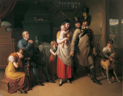 Landwehr-mannens farvel av Johann Peter Krafft