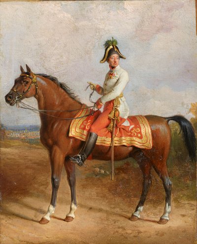 Erkehertug Carl til hest av Johann Peter Krafft
