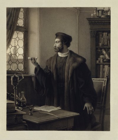 Faust i studiet av Johann Peter Krafft