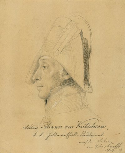 Feltmarskalk Johann Ritter von Kutschera av Johann Peter Krafft