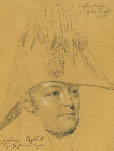 Baron von Knesebeck av Johann Peter Krafft