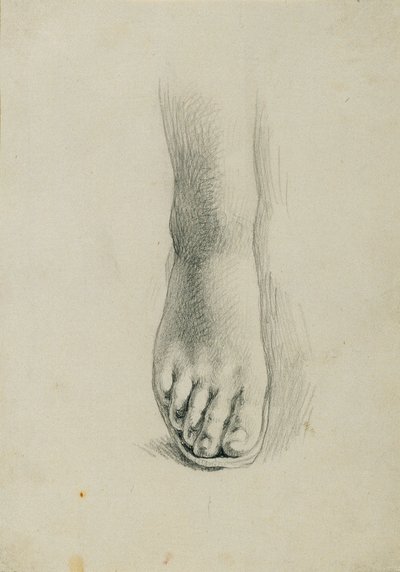 Fotstudie for "Arindal og Daura" av Johann Peter Krafft