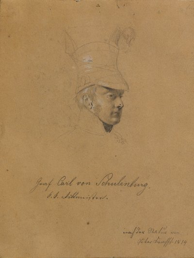 grev Carl von Schulenburg av Johann Peter Krafft