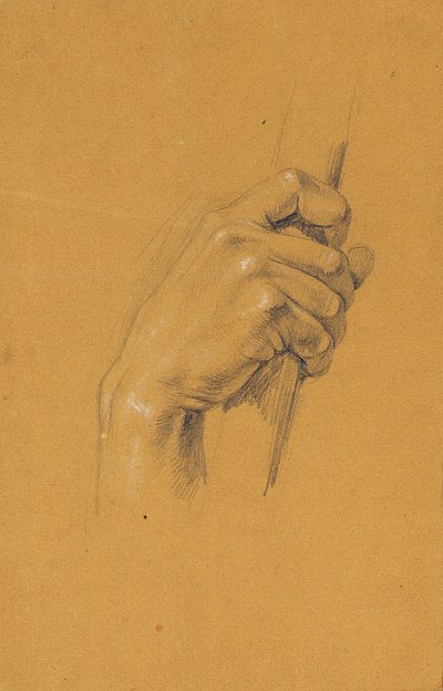 Håndstudie for "Ossian og Malvina" av Johann Peter Krafft
