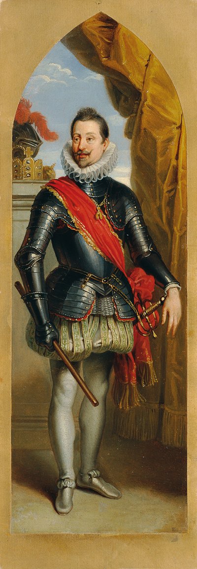 Keiser Ferdinand II stående av Johann Peter Krafft